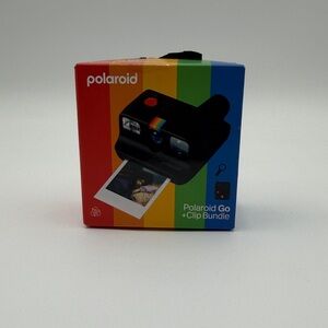 Brand New - Polaroid Go + Clip Bundle Black Generation 2